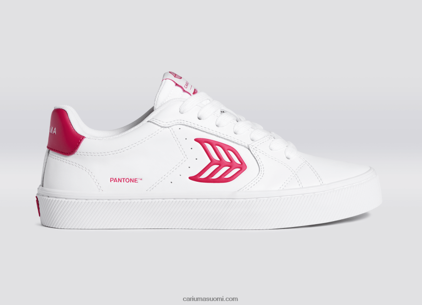 miehet Cariuma pantone viva magenta valkoinen nahka R2R2Z277